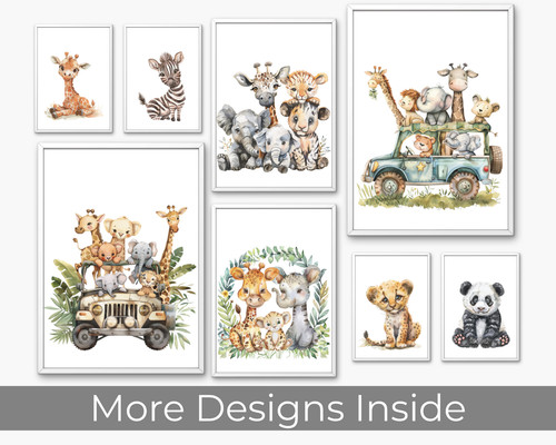 Safari animal baby nursery - animal,