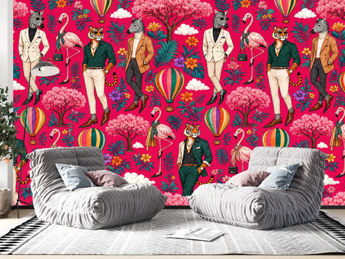 Dapper zebra tiger safari room - dapper,