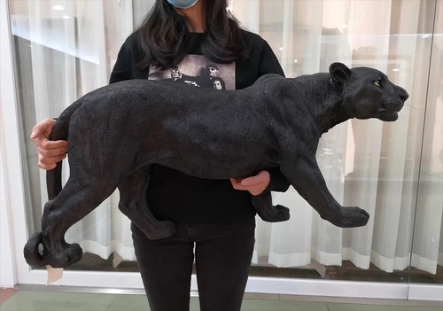 Indoor black panther figurine - indoor,