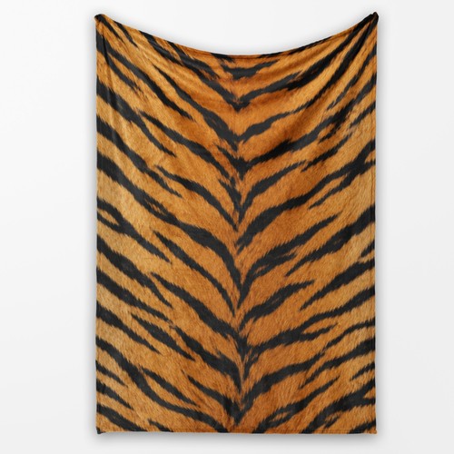 Tiger print blanket wild - blanket,