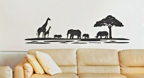 African scenic safari - african, wall
