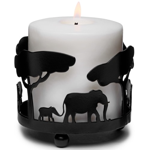 Elephant candle holder - holder, for