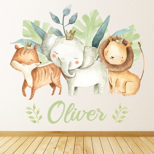 Custom name safari animals - safari,