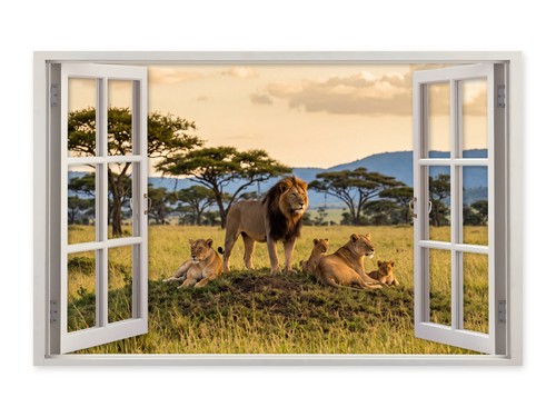 Fake window wall sticker - fake,