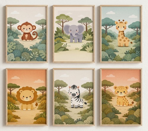 Safari jungle animal - safari, nursery
