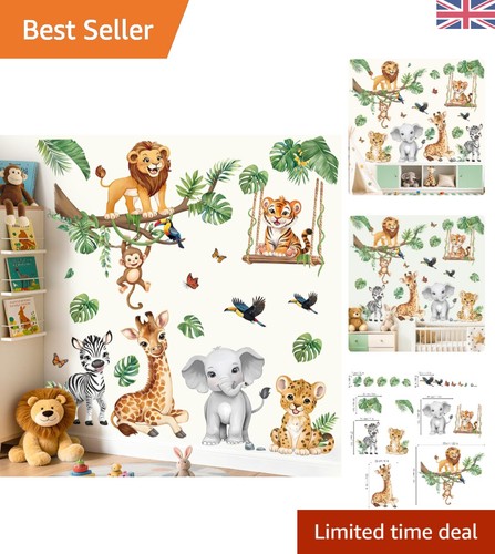 Removable safari animal - removable, wall