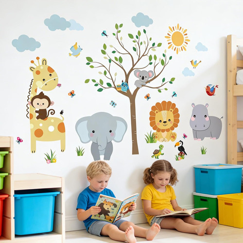 Animal wall stickers decals - animal,