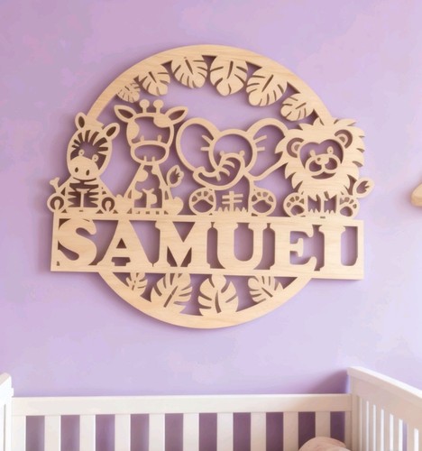 Baby room safari wall - baby,