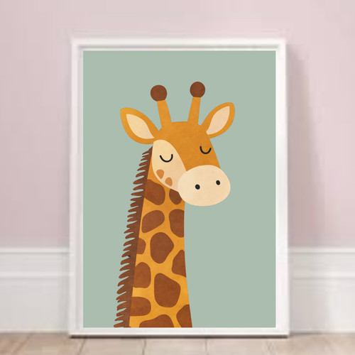 Safari animal nursery - nursery, wall