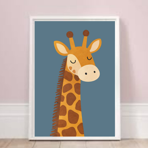 Safari animal nursery - safari, art