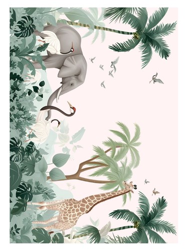 Safari animals jungle poster - jungle,