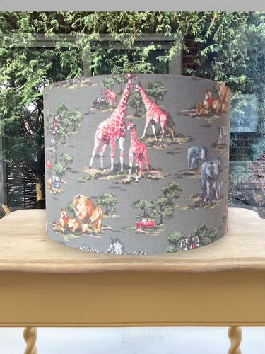 Sage green safari lampshade - sage,
